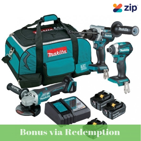 Makita DLX3146TX1 - 18V 5.0Ah Li-Ion Brushless 3 Piece Combo Kit